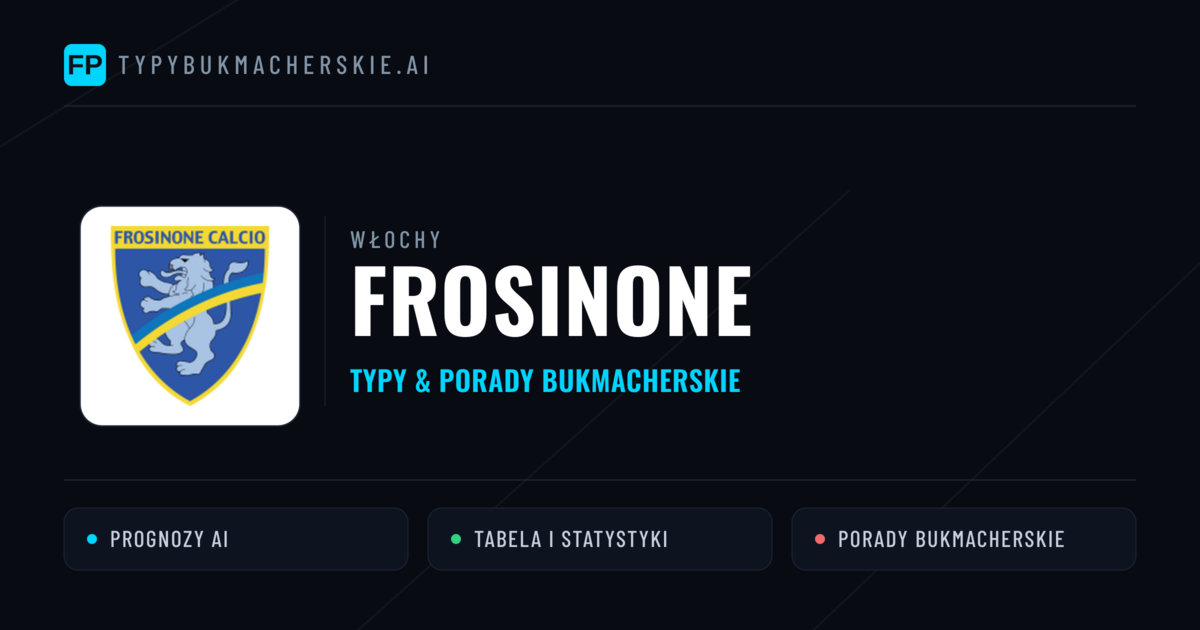 Frosinone Typy i statystyki