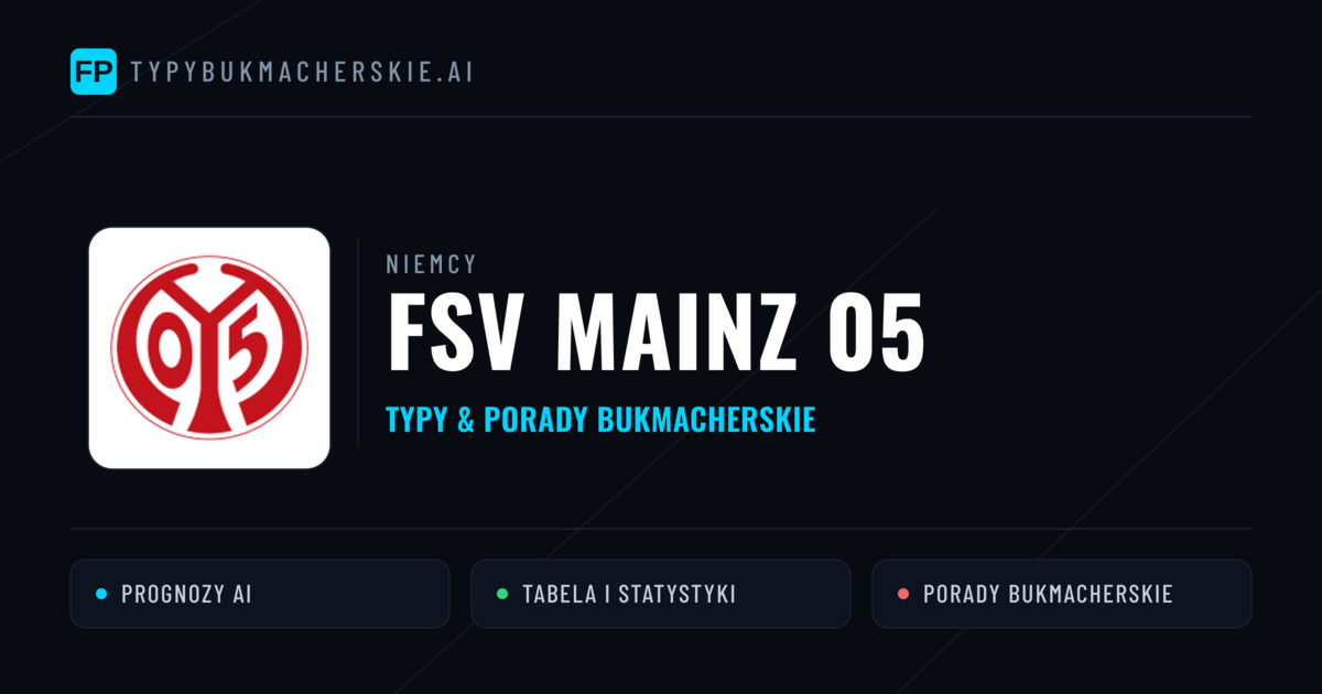 FSV Mainz 05 Typy i statystyki