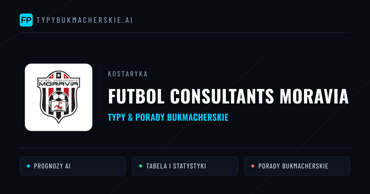 Futbol Consultants Moravia Typy i statystyki