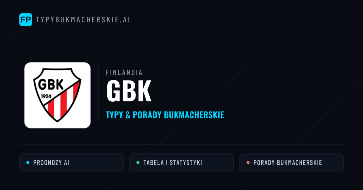 GBK Typy i statystyki