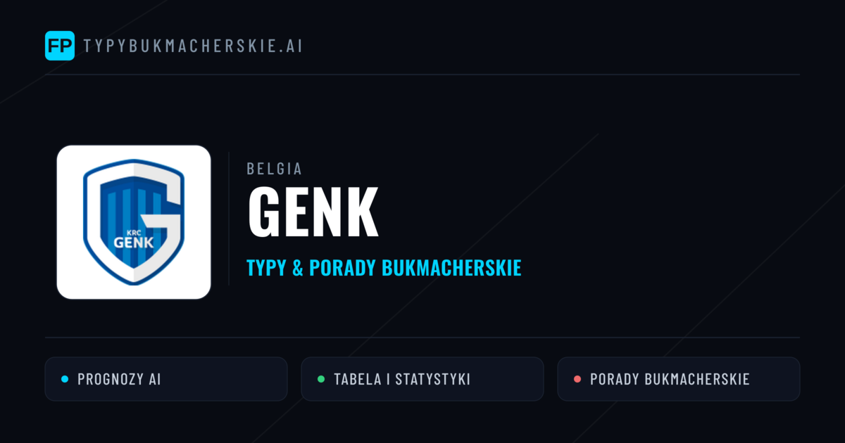 Genk Typy i statystyki