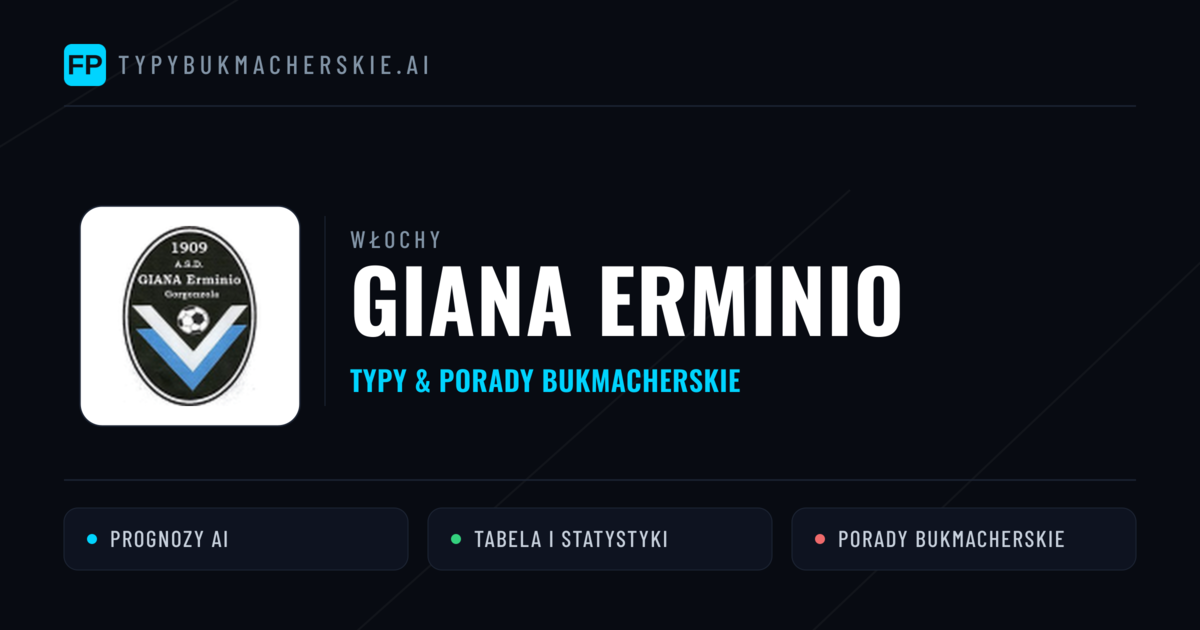 Giana Erminio Typy i statystyki