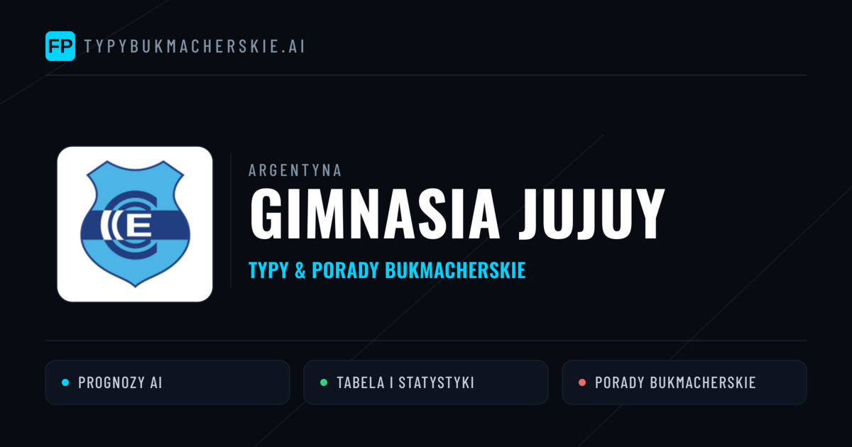 Gimnasia Jujuy Typy i statystyki