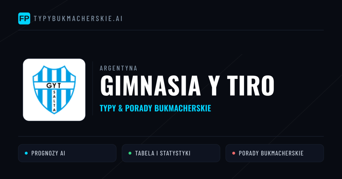 Gimnasia y Tiro Typy i statystyki