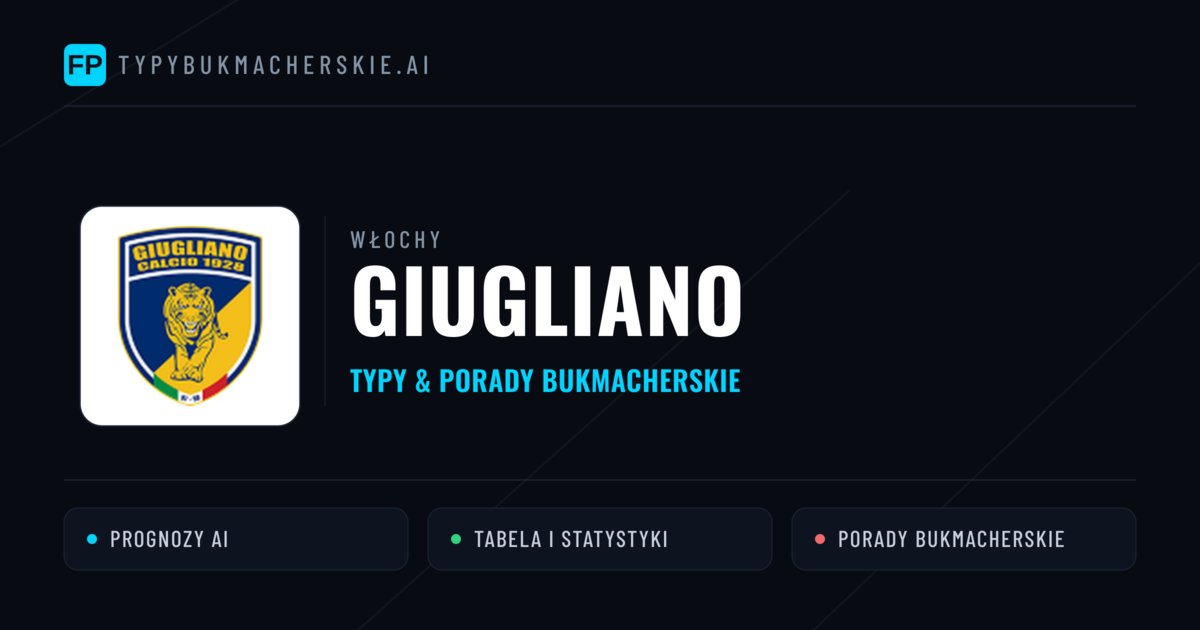 Giugliano Typy i statystyki