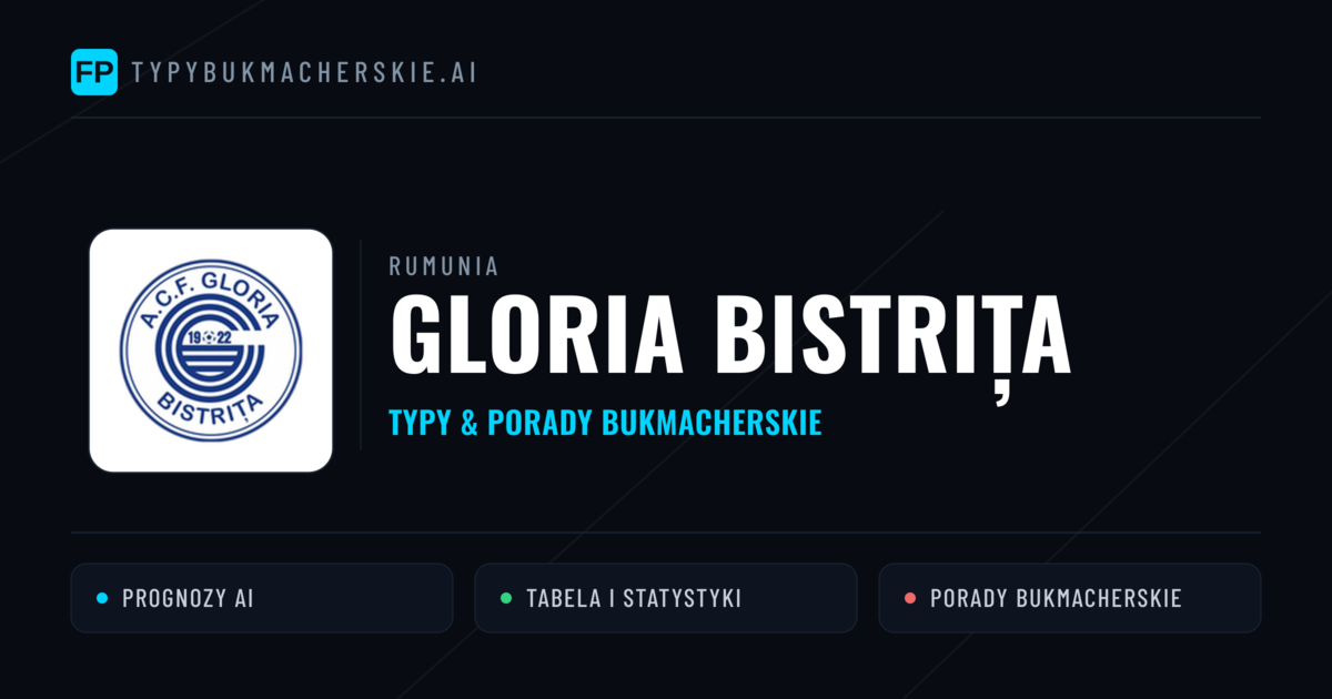 Gloria Bistrița Typy i statystyki