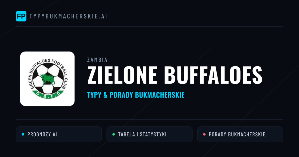 Zielone Buffaloes Typy i statystyki
