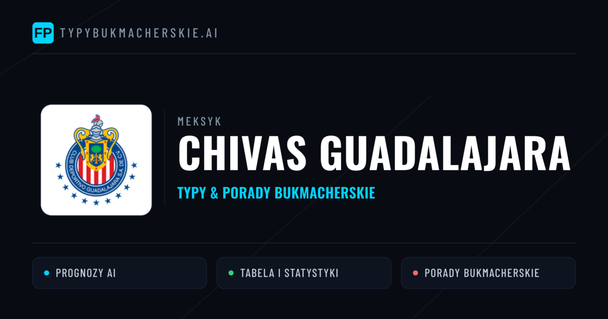 Chivas Guadalajara Typy i statystyki