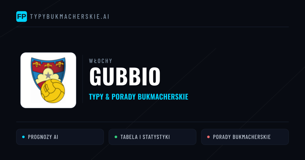 Gubbio Typy i statystyki
