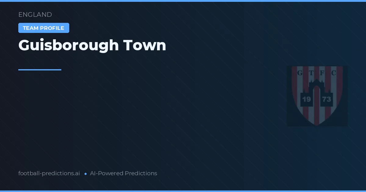 Guisborough Town Typy i statystyki