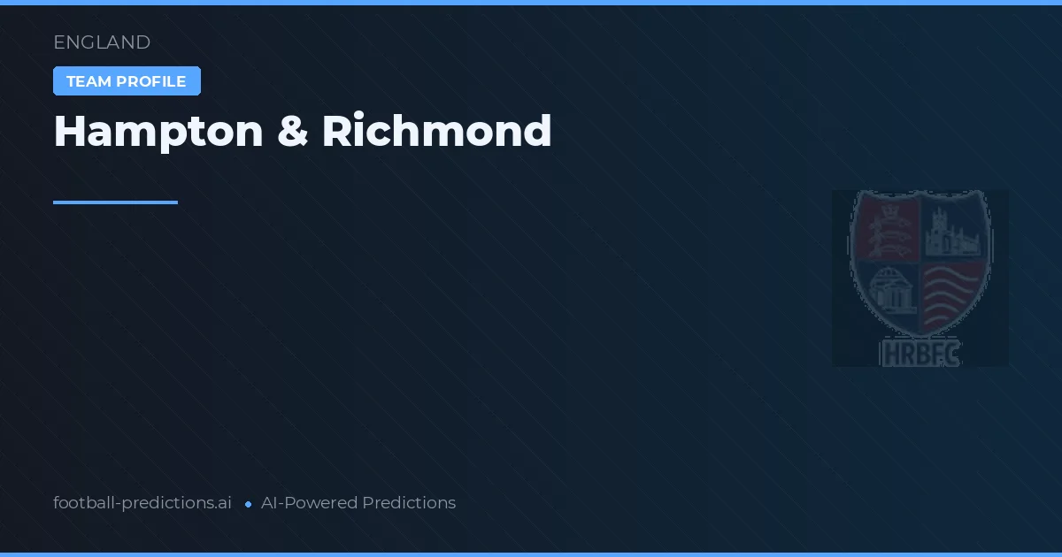 Hampton & Richmond Typy i statystyki