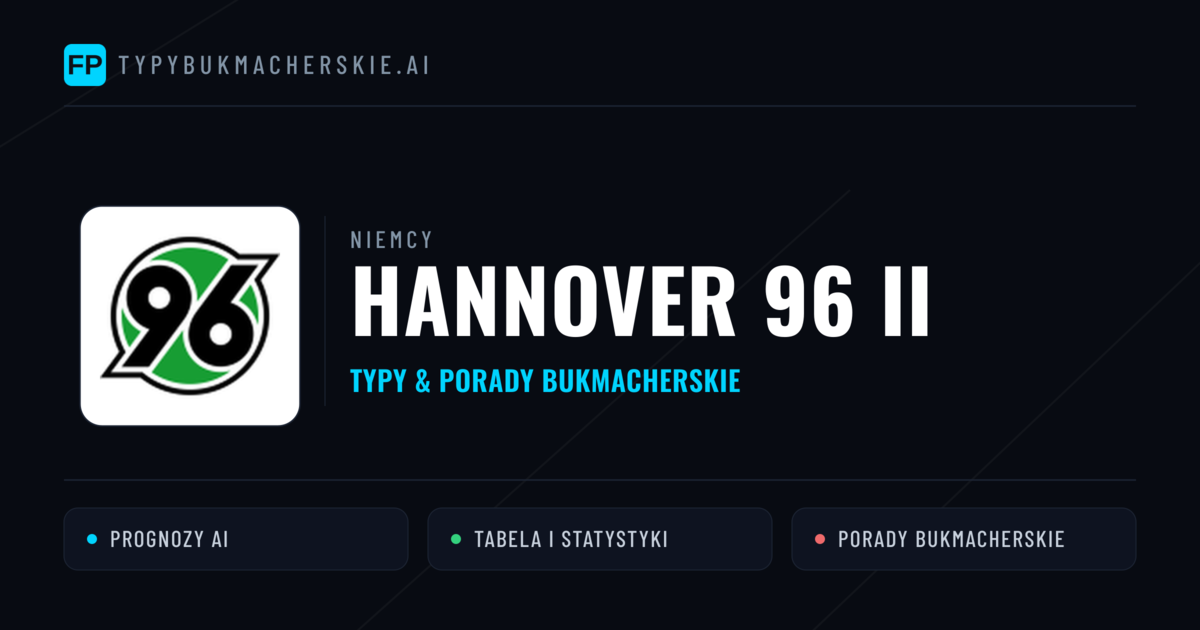 Hannover 96 II Typy i statystyki
