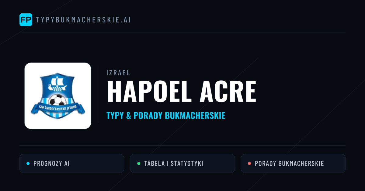 Hapoel Acre Typy i statystyki
