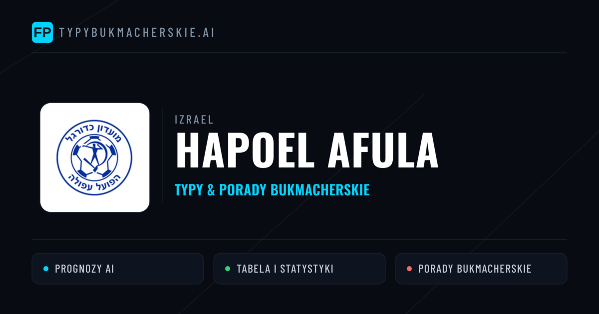 Hapoel Afula Typy i statystyki