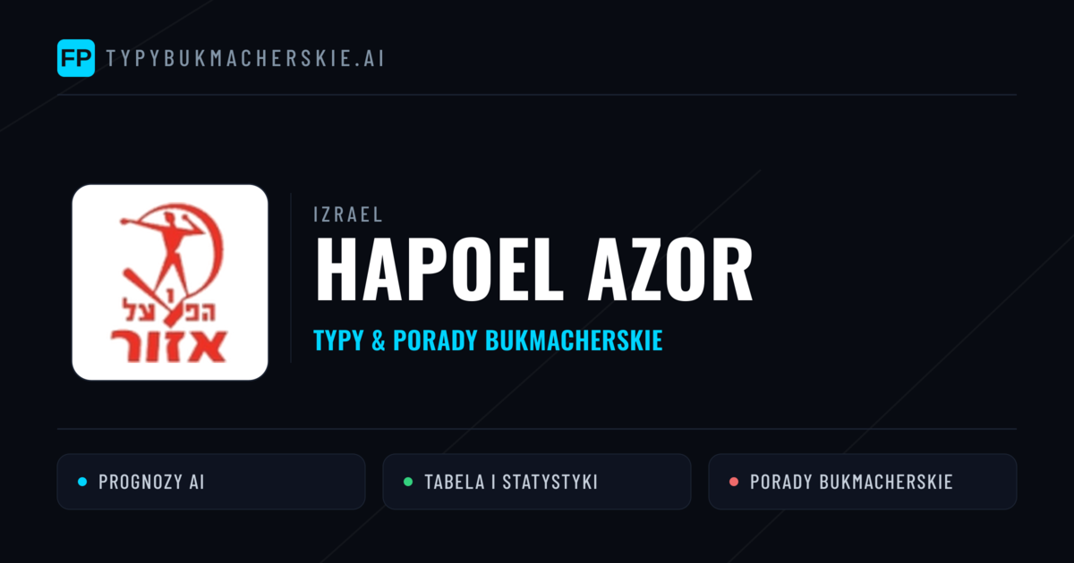 Hapoel Azor Typy i statystyki