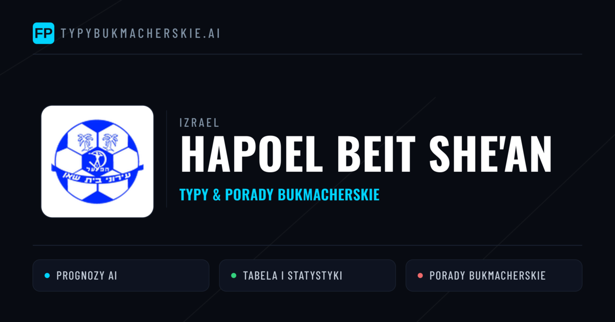 Hapoel Beit She'an Typy i statystyki