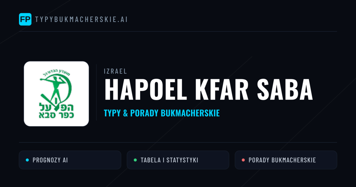Hapoel Kfar Saba Typy i statystyki