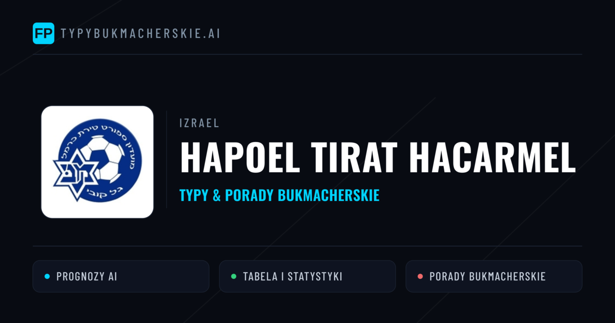 Hapoel Tirat HaCarmel Typy i statystyki