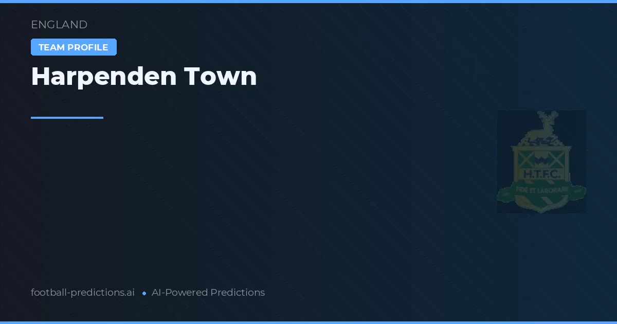 Harpenden Town Typy i statystyki