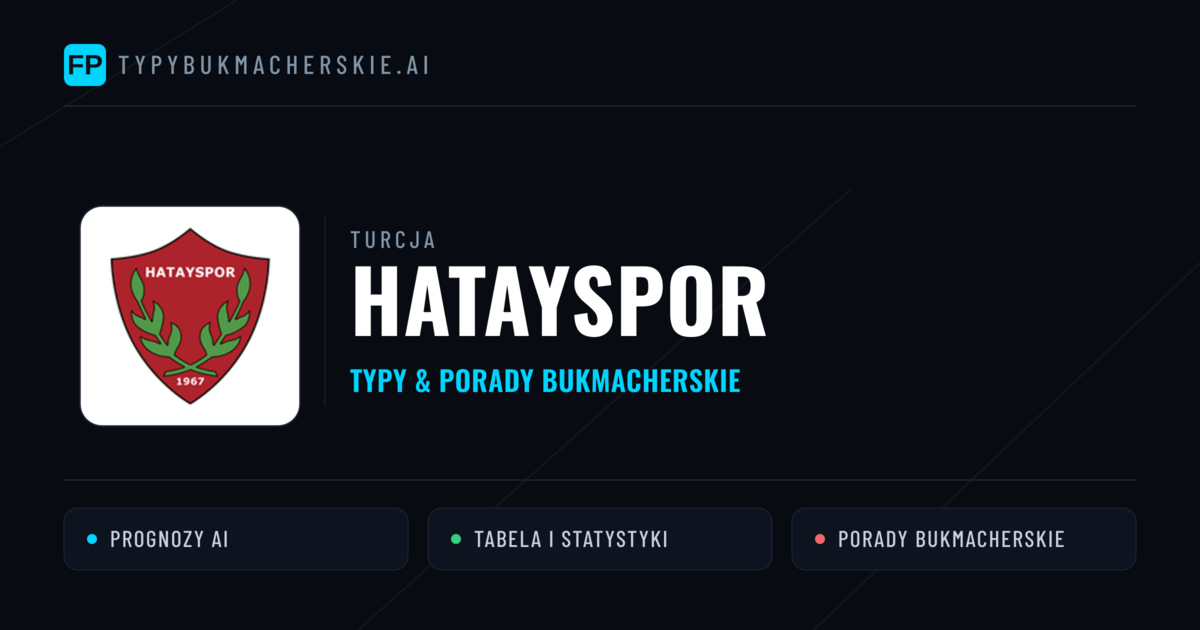 Hatayspor Typy i statystyki