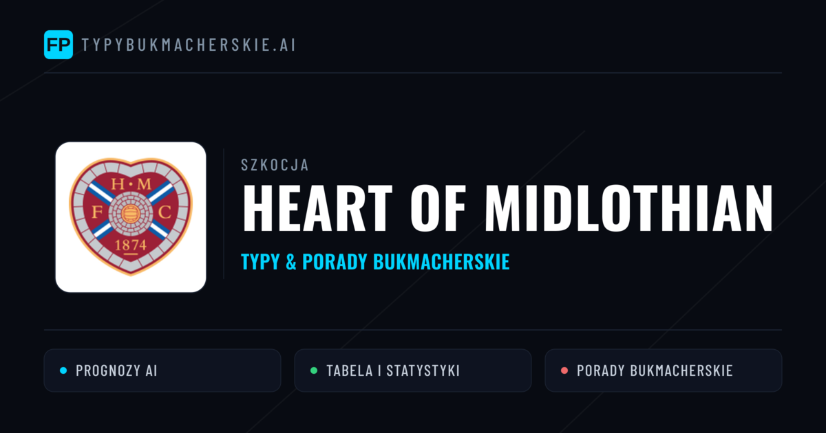 Heart of Midlothian Typy i statystyki