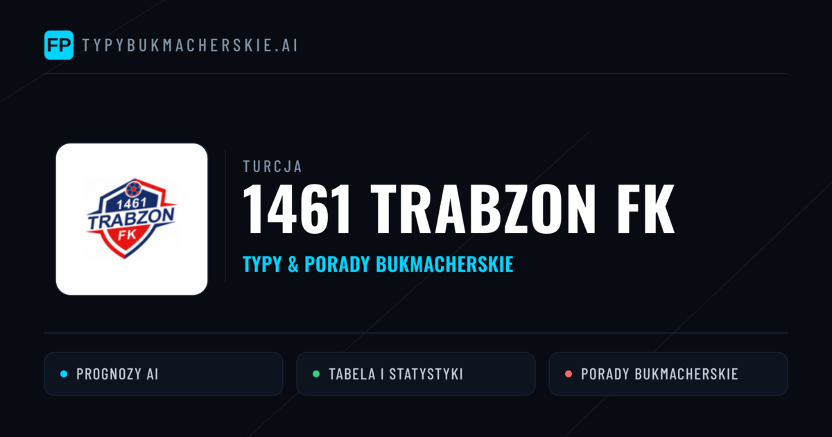 1461 Trabzon FK Typy i statystyki