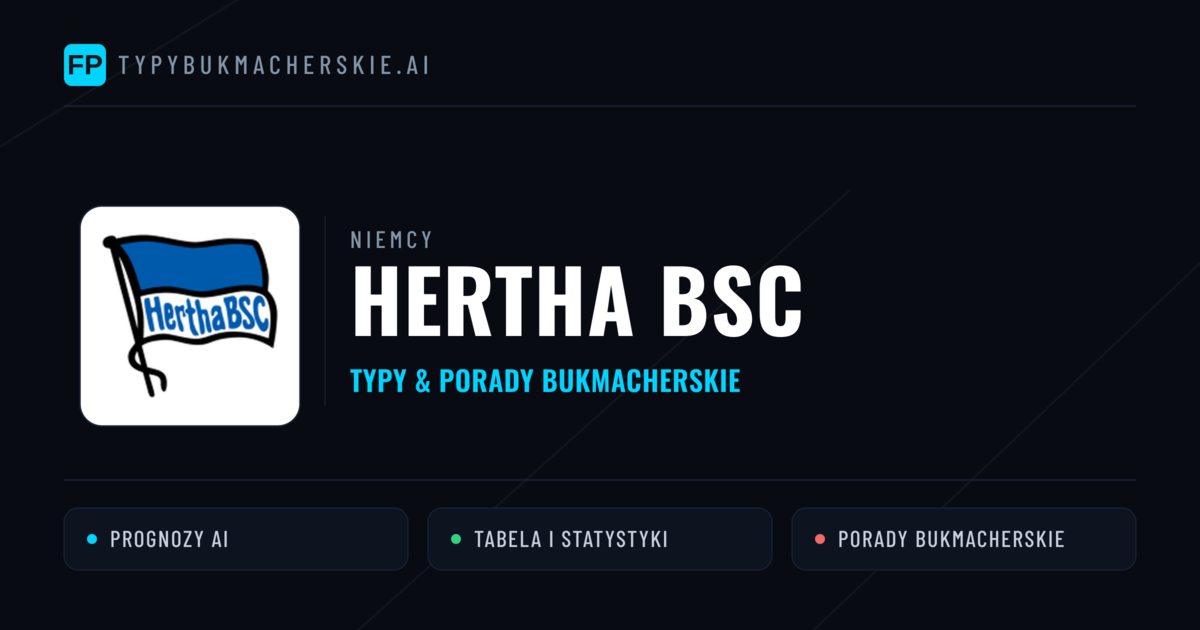 Hertha BSC Typy i statystyki