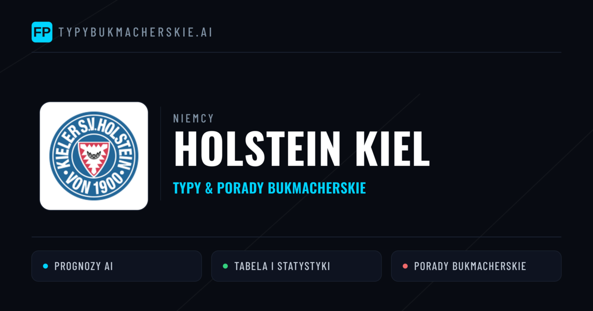 Holstein Kiel Typy i statystyki