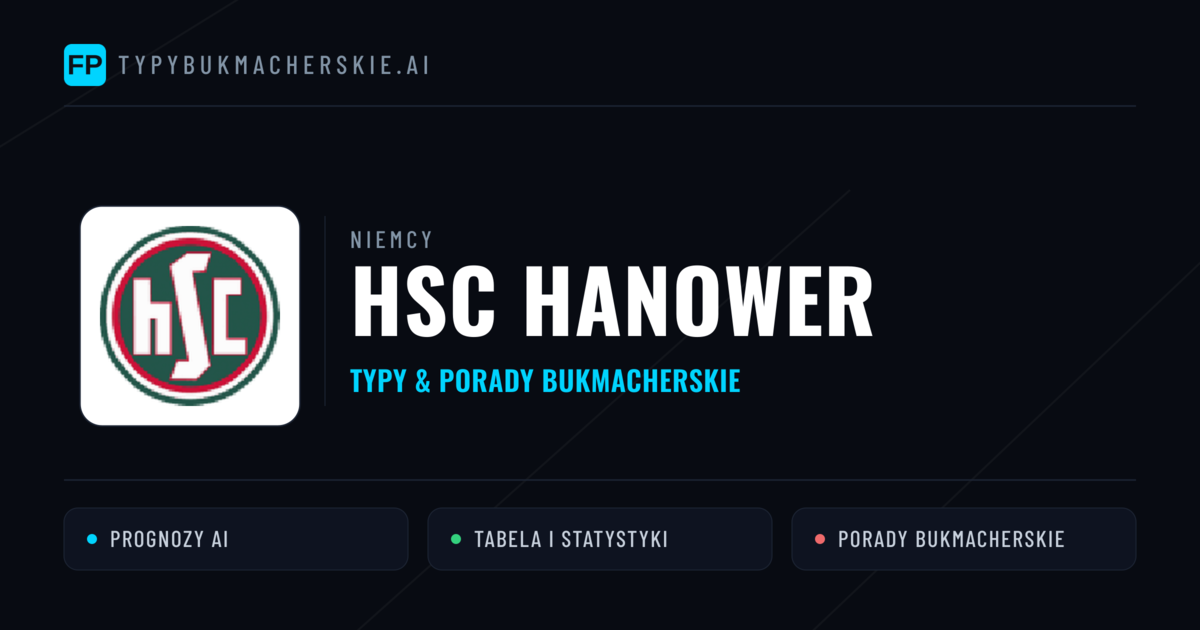 HSC Hanower Typy i statystyki