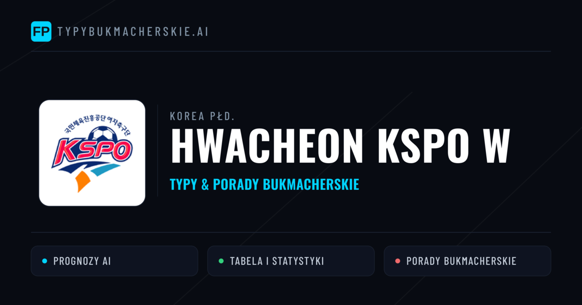 Hwacheon KSPO W Typy i statystyki