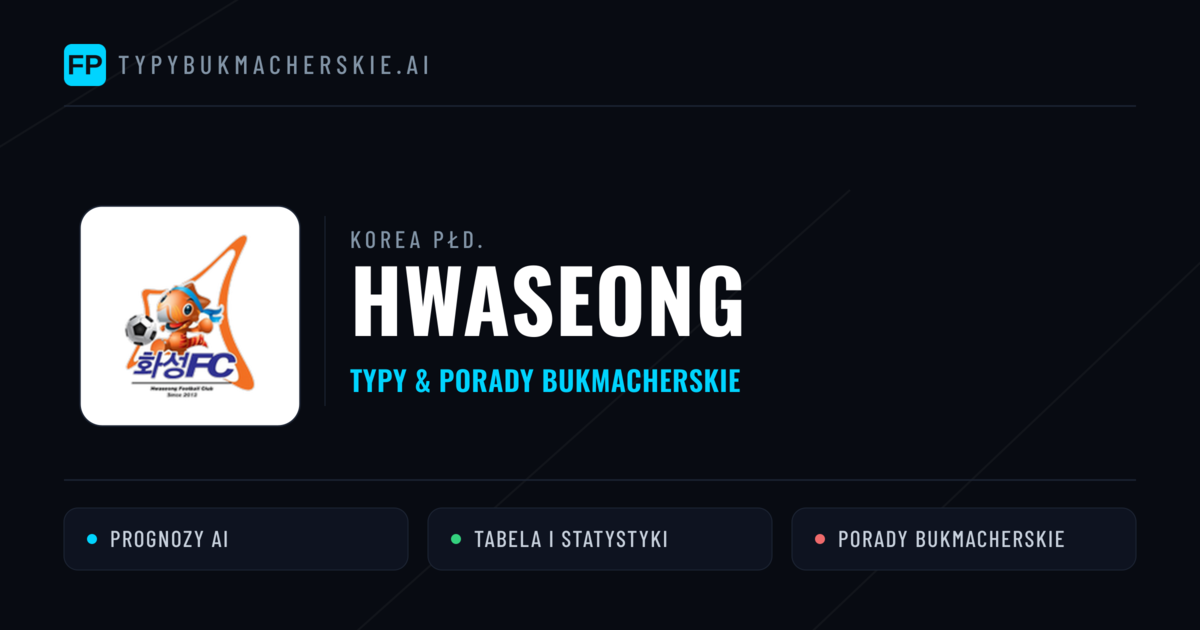 Hwaseong Typy i statystyki