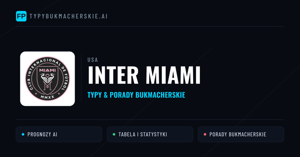 Inter Miami Typy i statystyki