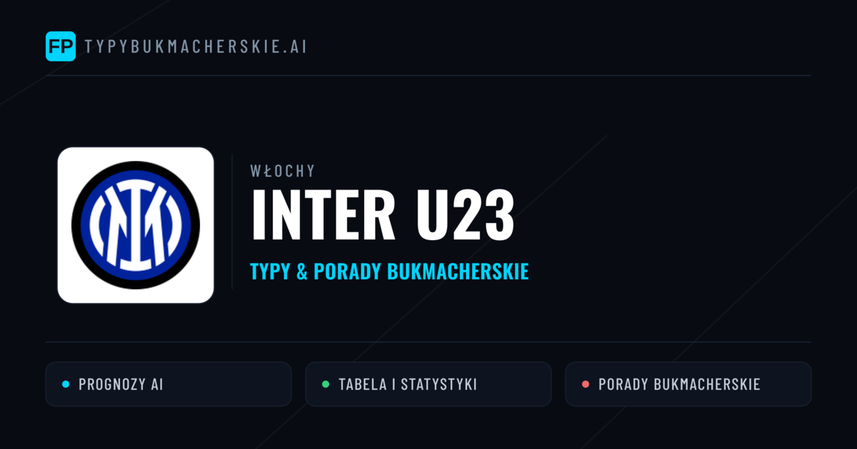 Inter U23 Typy i statystyki