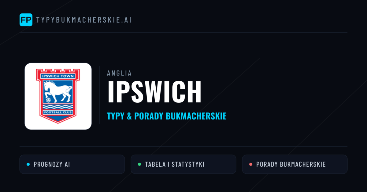Ipswich Typy i statystyki