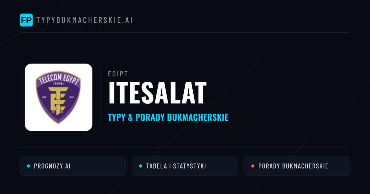 Itesalat Typy i statystyki