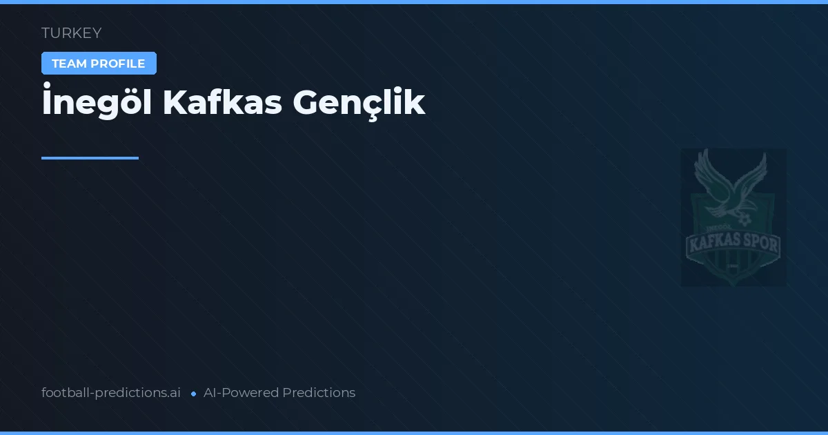 İnegöl Kafkas Gençlik Typy i statystyki