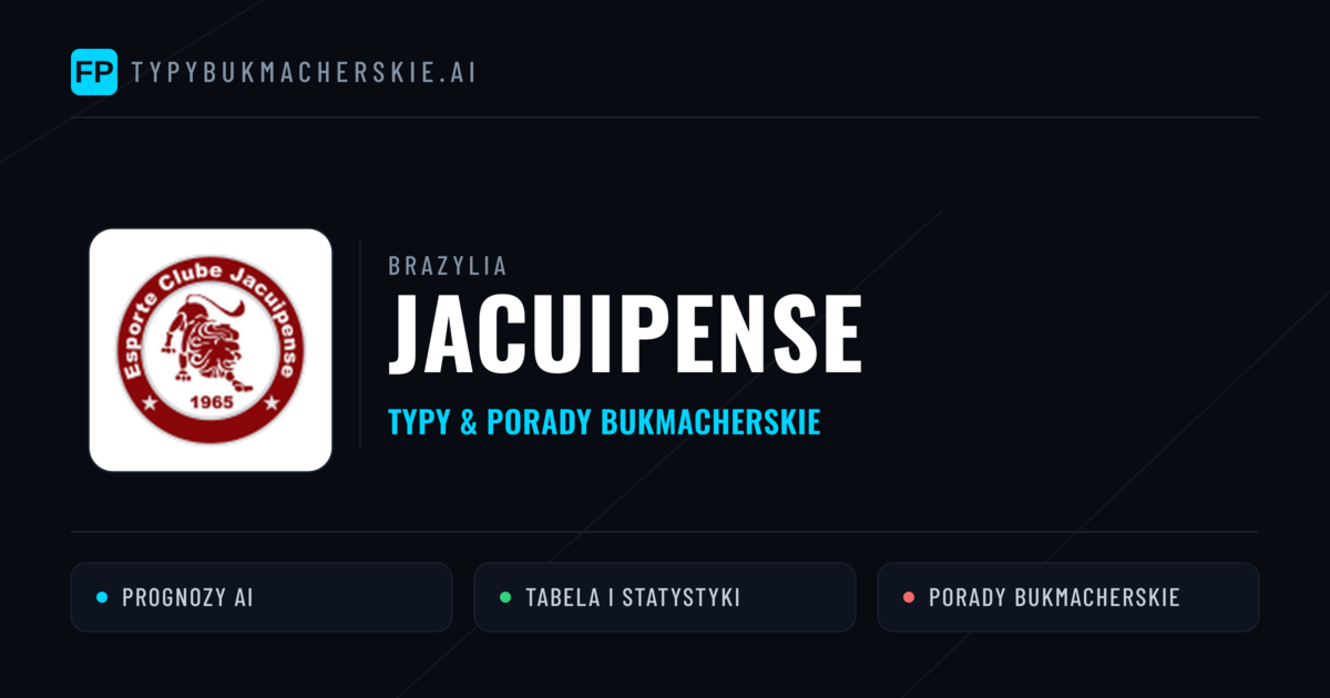 Jacuipense Typy i statystyki
