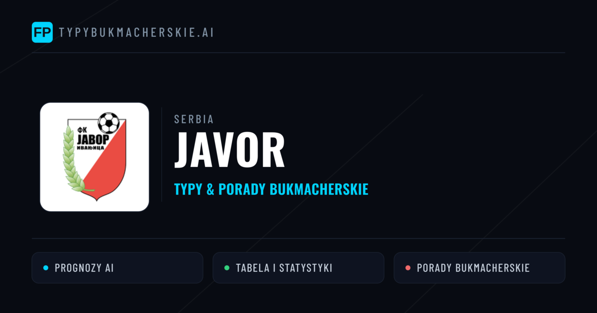 Javor Typy i statystyki