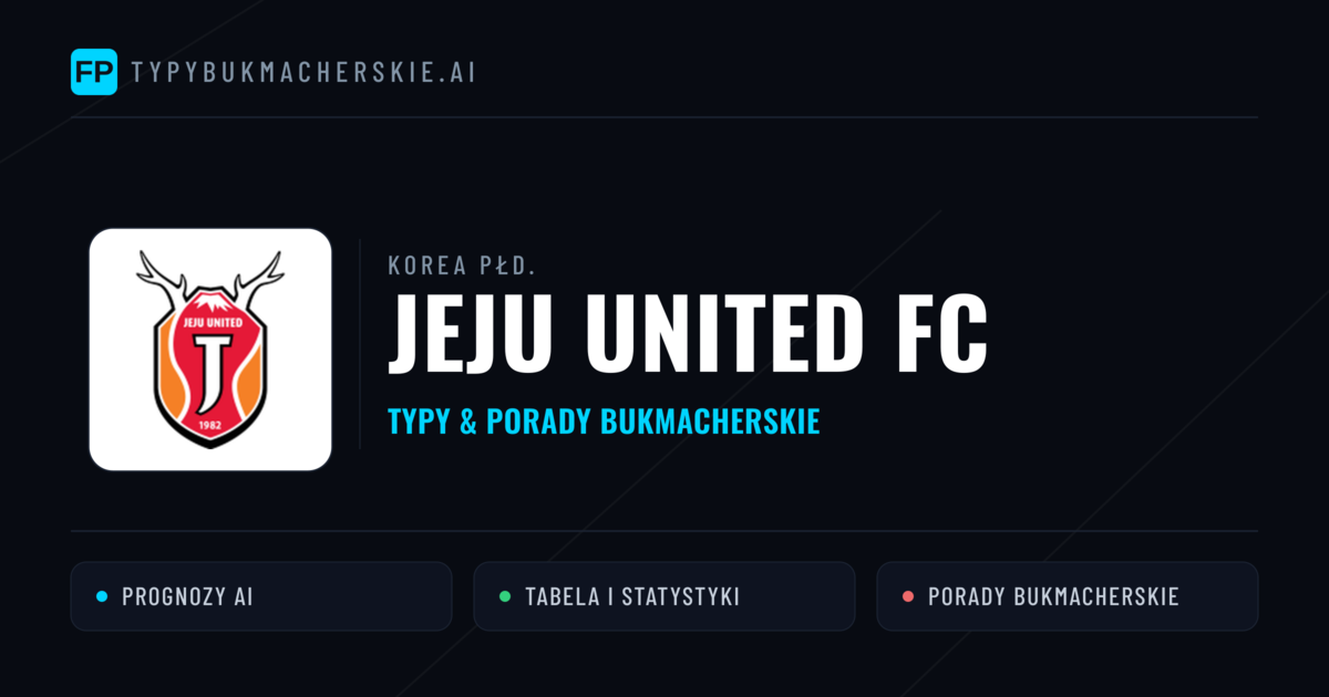 Jeju United FC Typy i statystyki