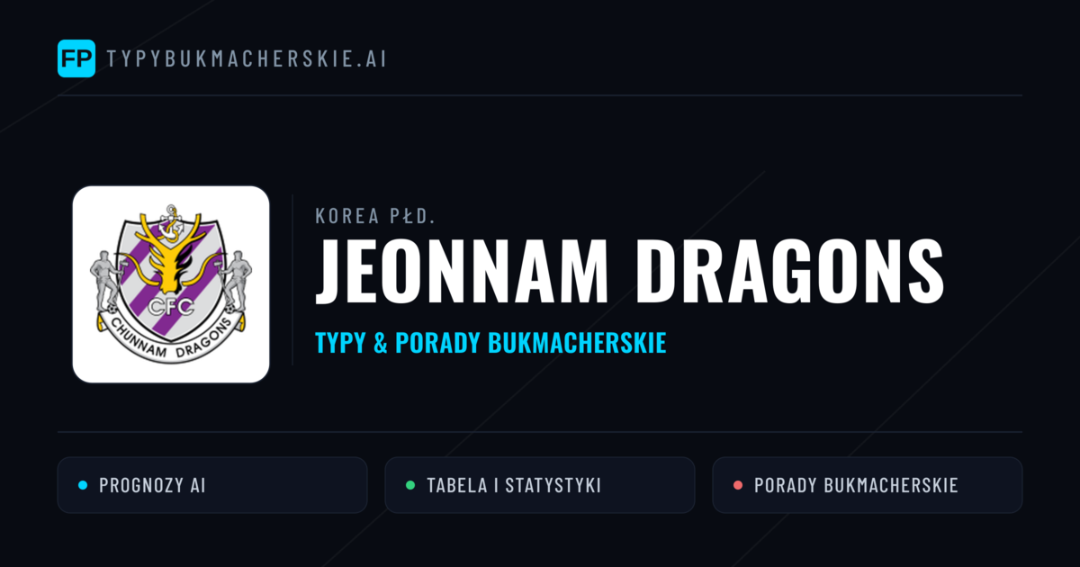 Jeonnam Dragons Typy i statystyki