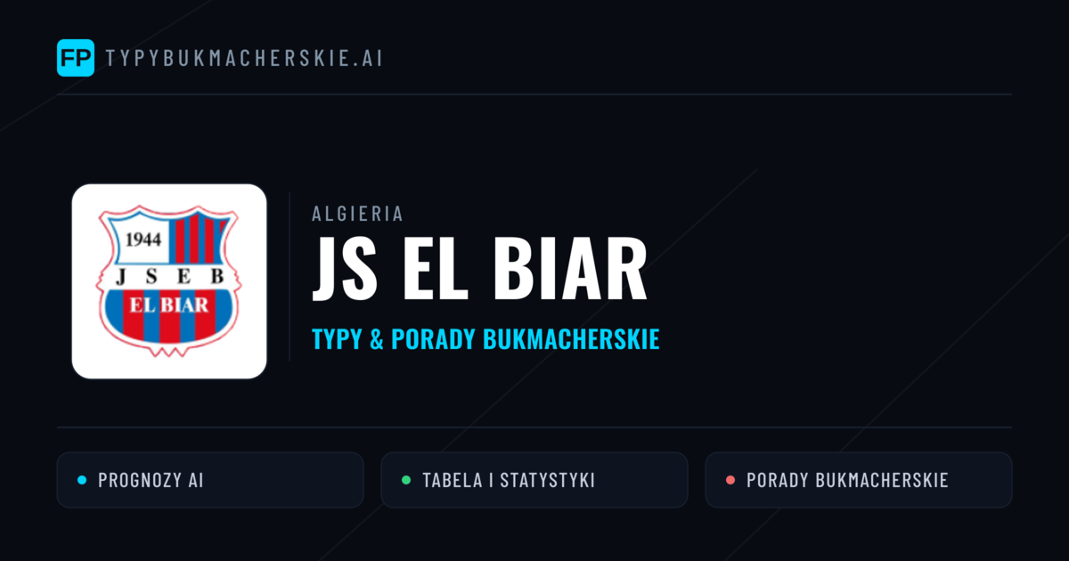 JS El Biar Typy i statystyki