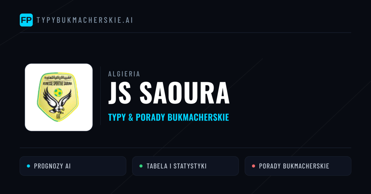 JS Saoura Typy i statystyki