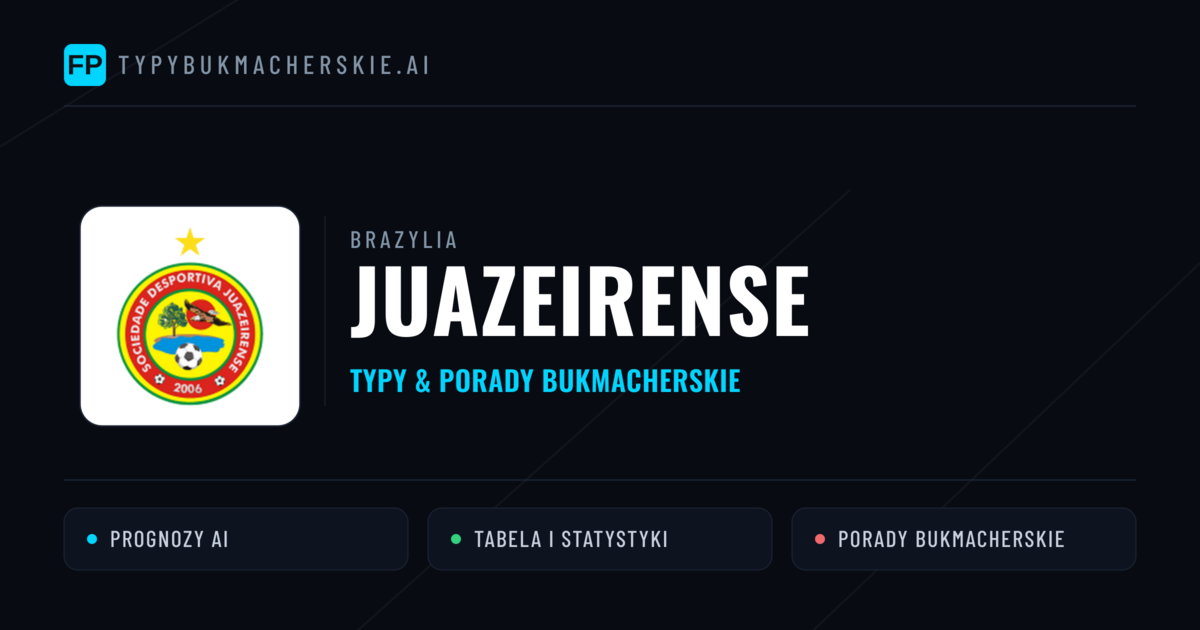 Juazeirense Typy i statystyki