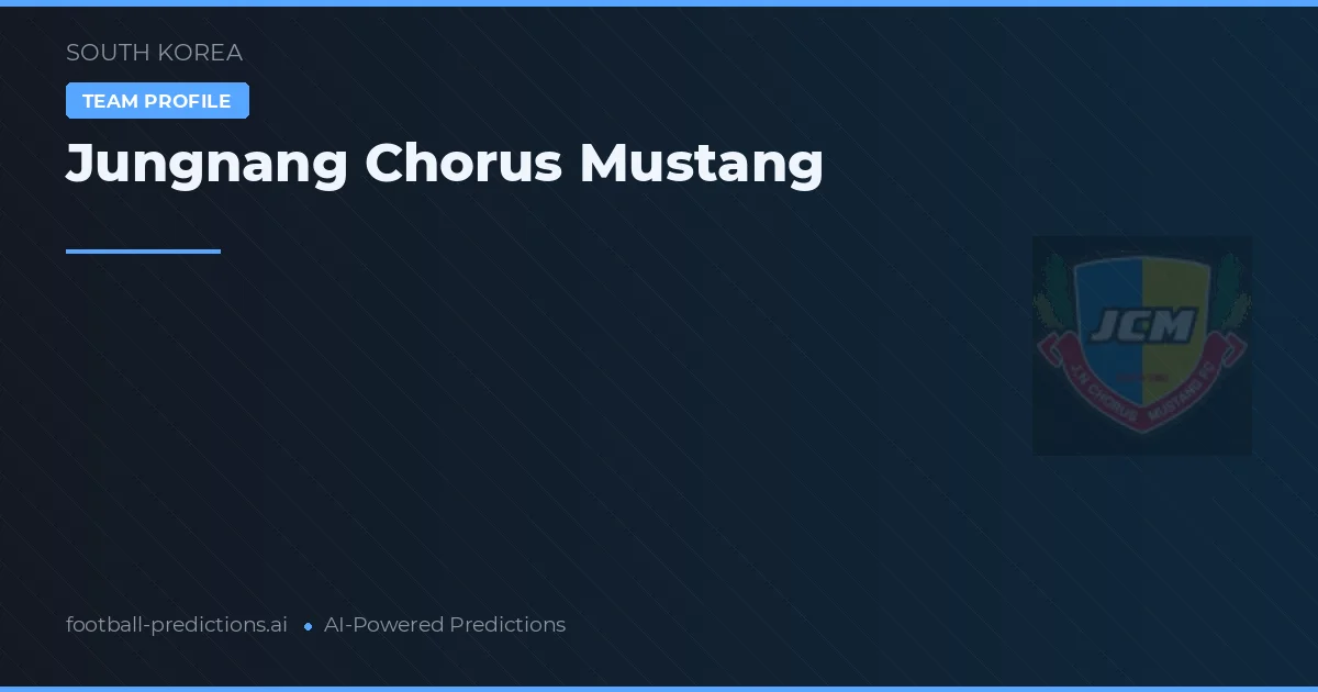 Jungnang Chorus Mustang Typy i statystyki