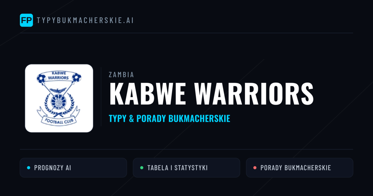 Kabwe Warriors Typy i statystyki