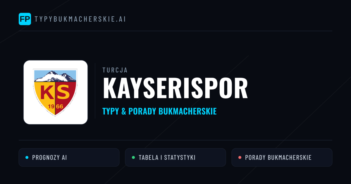 Kayserispor Typy i statystyki