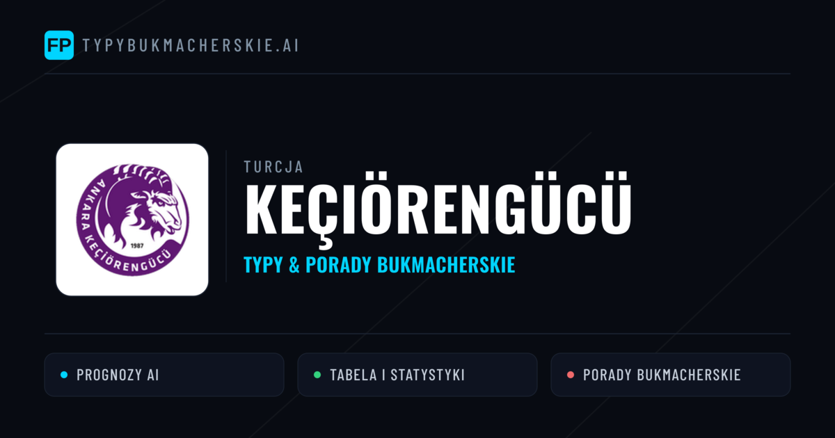 Keçiörengücü Typy i statystyki
