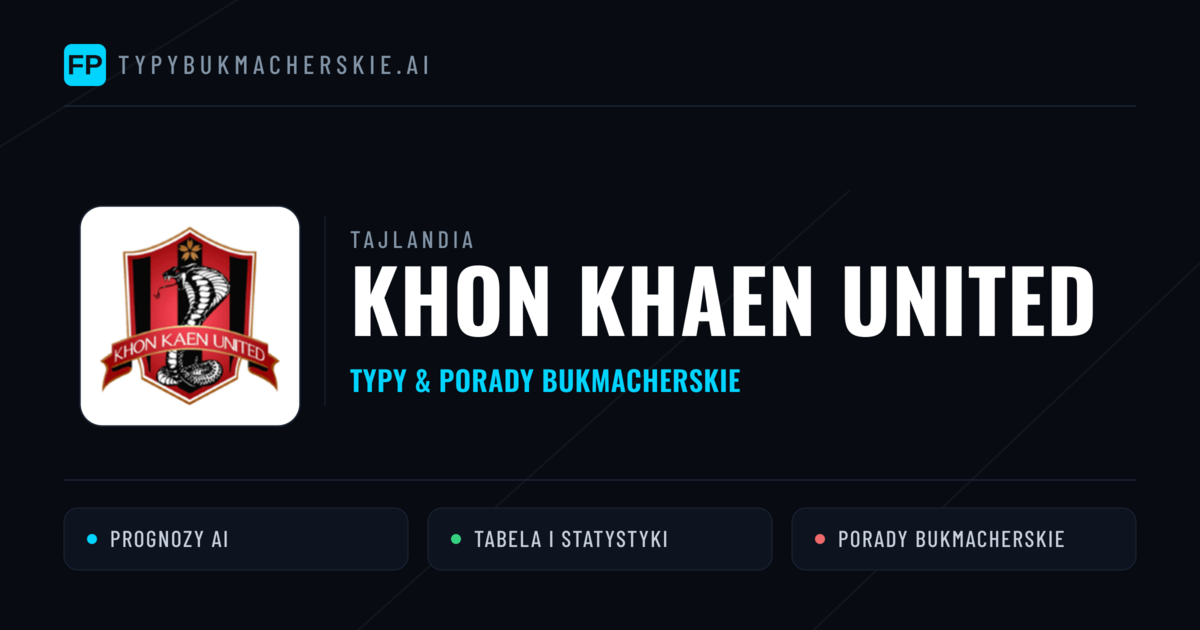 Khon Khaen United Typy i statystyki