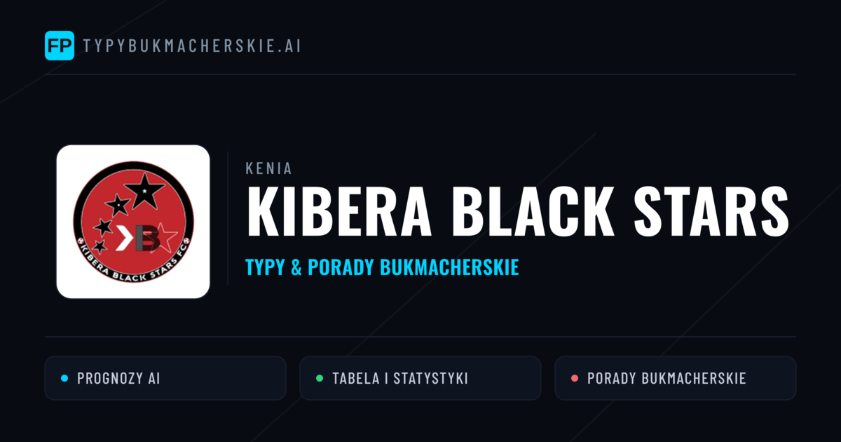 Kibera Black Stars Typy i statystyki