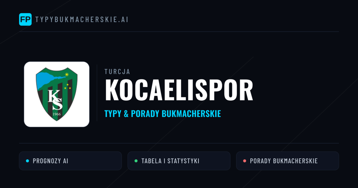 Kocaelispor Typy i statystyki